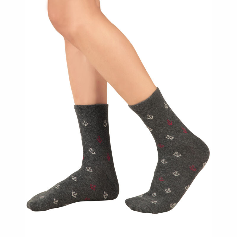 Bodycare Mens Solid Mid Calf Length Socks Pack Of 3