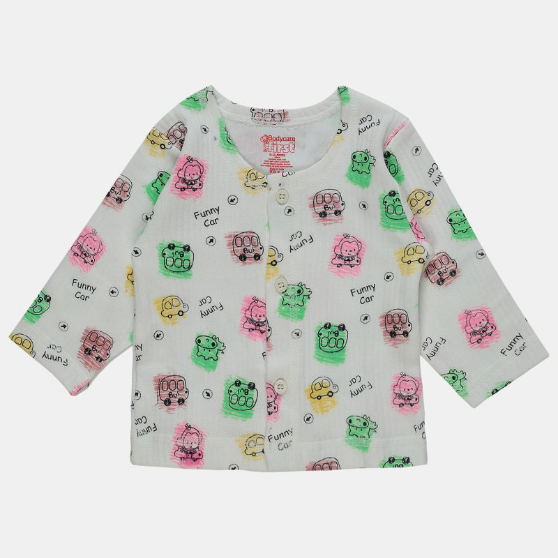 Bodycare Thermals Unisex Top Front Open Full Sleeves Pack Of 3