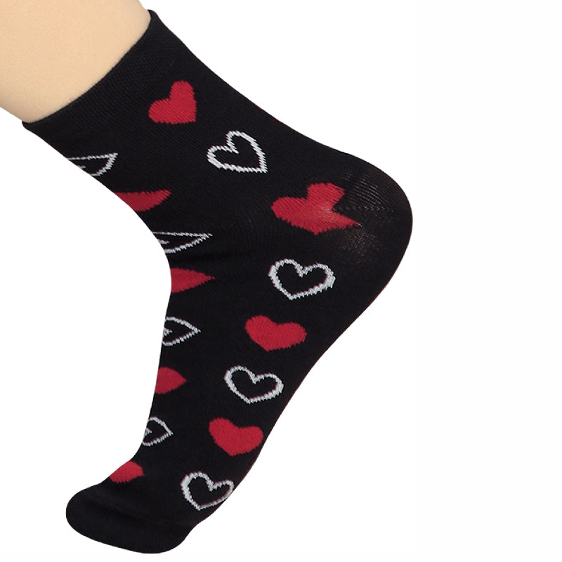 Bodycare Womens Mid Calf Printed Socks Pack Of 2