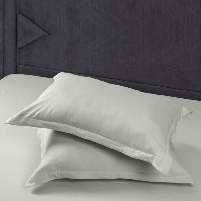 Single Cotton Fitted Bedsheet Solid Arabic Blue - Bodycare