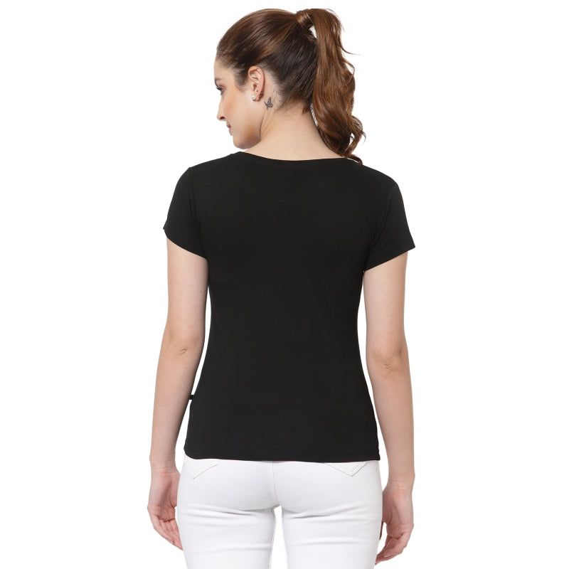 Women T-Shirt Round Neck Half Sleeves - Bodycare