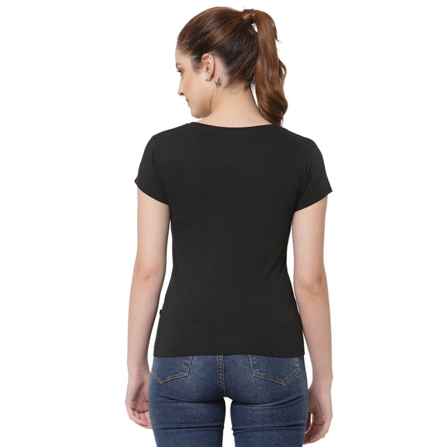 Women T-Shirt Round Neck Half Sleeves - Bodycare