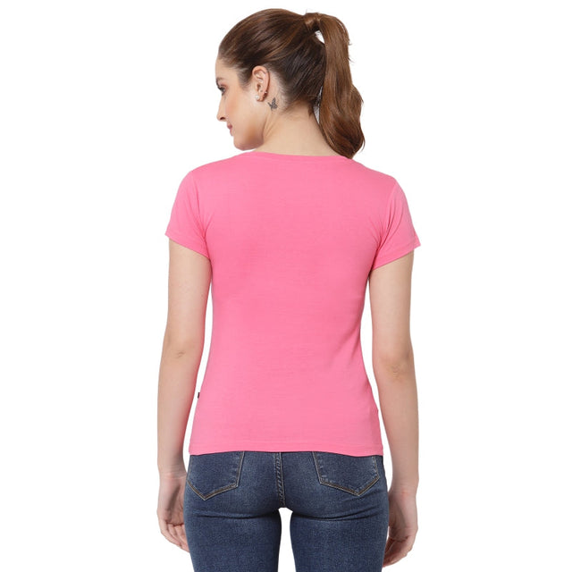 Women T-Shirt Round Neck Half Sleeves - Bodycare