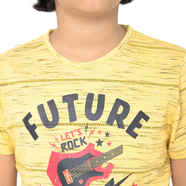 Boys 100% Cotton T-Shirt Round Neck Half Sleeves Pack of 1 - Bodycare