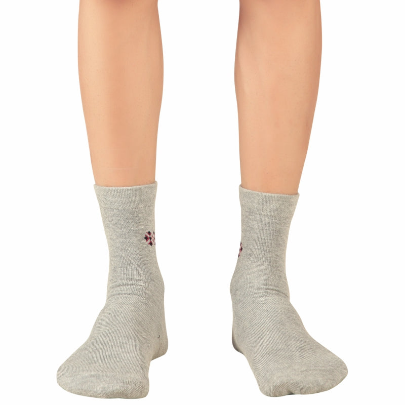 Bodycare Mens Mid Calf Solid Socks Pack Of 3