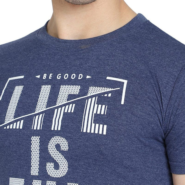 Men T-Shirt Round Neck Half Sleeves - Bodycare