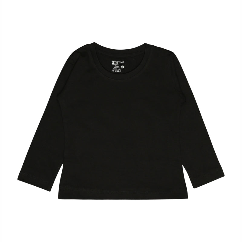 Bodycare Girls Round Neck Full Sleeves Solid Tshirt Pack Of 2