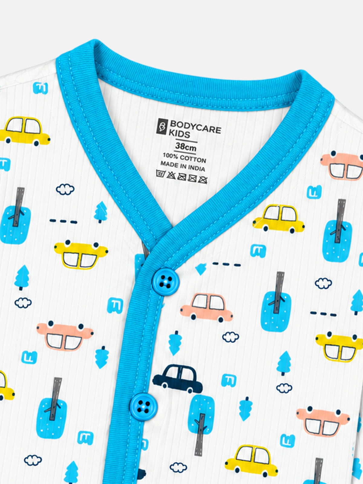 Unisex Baby Printed Thermal Top with Round Neck and Half Sleeves for Winter Innerwear Comfort - Pack of 3
