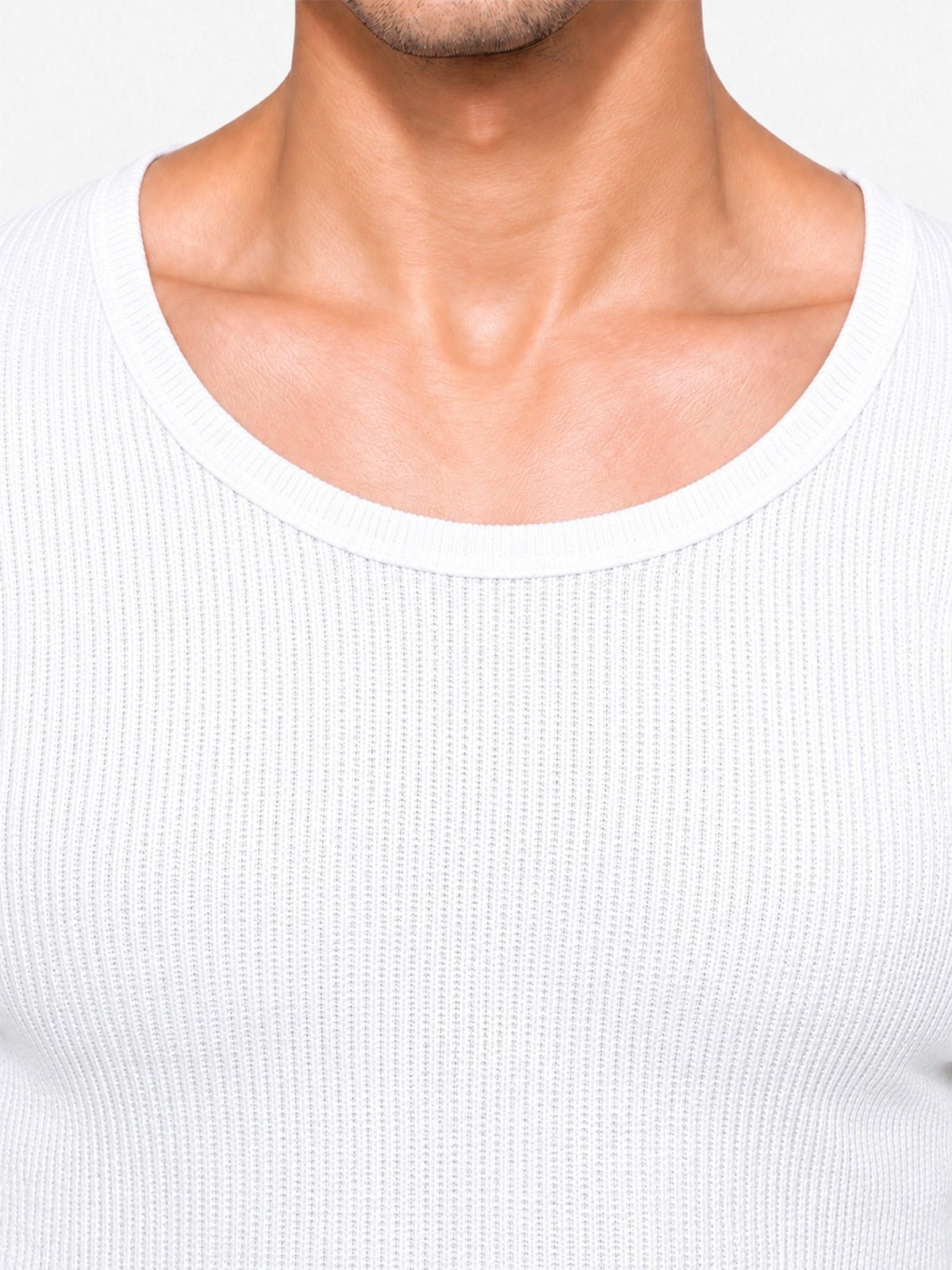 Men Round Neck Thermal Top with Full Sleeves for Winter Base Layering, Cold-Weather Comfort and Everyday Innerwear