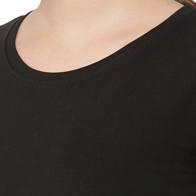 Women T-Shirt Round Neck Half Sleeves - Bodycare