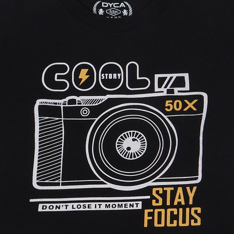 DYCA Boys Sweat Shirt Round Neck Full Sleeves Pack Of 1