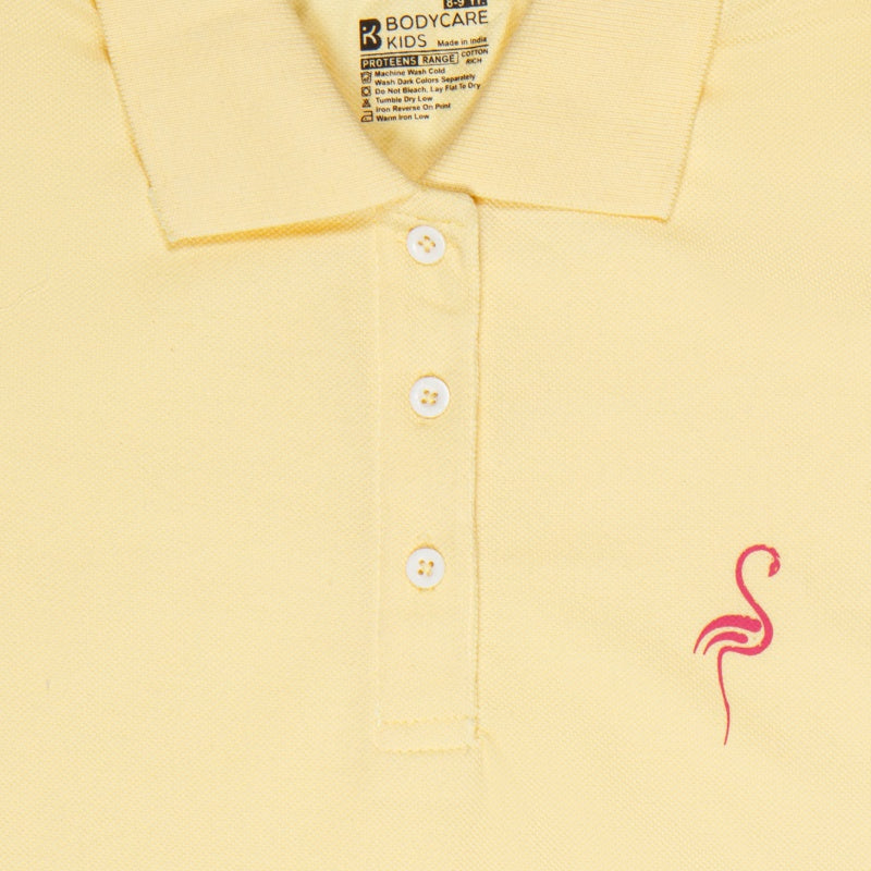 Bodycare Girls Polo Neck Half Sleeves Tshirt