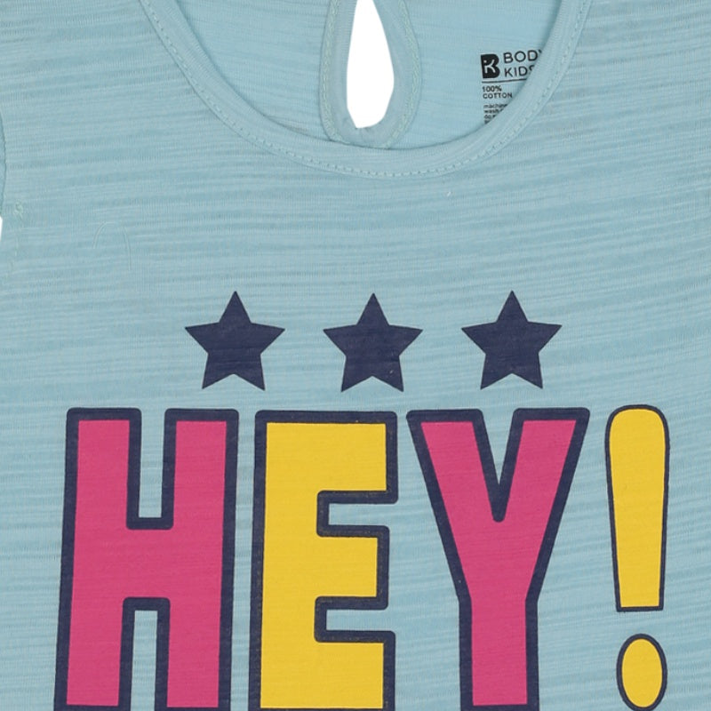 Bodycare Girls Round Neck Half Sleeves T-Shirt