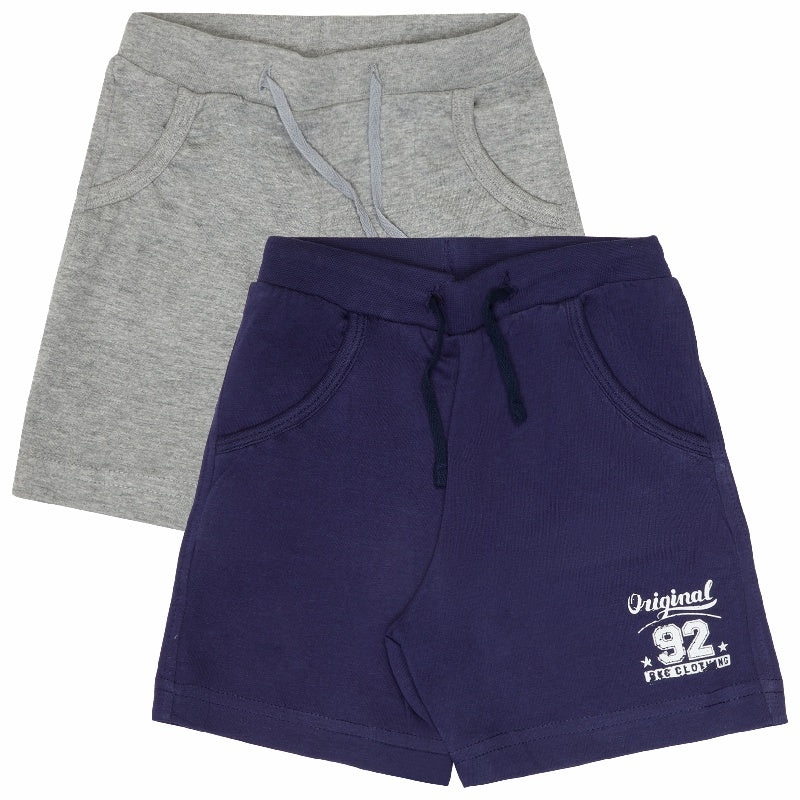 Bodycare Boys Solid Shorts Pack Of 2