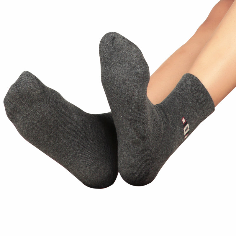 Bodycare Mens Mid Calf Solid Socks Pack Of 3