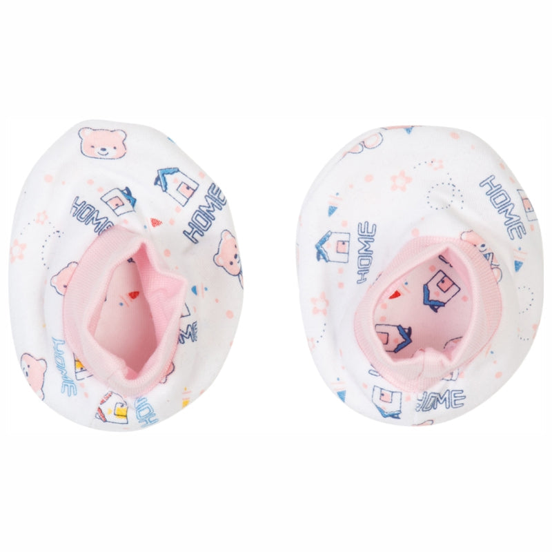 Bodycare Unisex Baby Printed Booties Pack Of 6