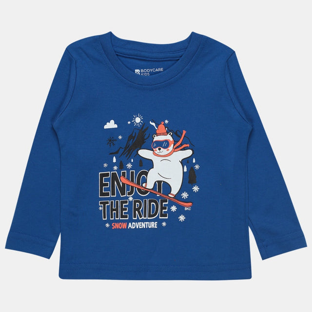 Baby Boys T-Shirt Round Neck Full Sleeves - Bodycare