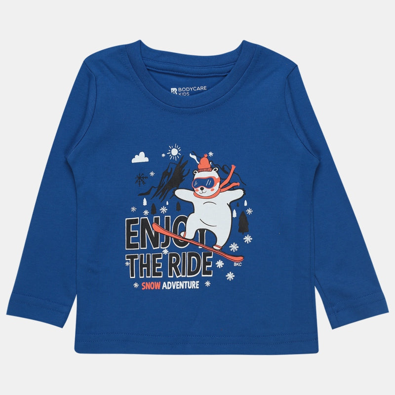 Baby Boys T-Shirt Round Neck Full Sleeves - Bodycare