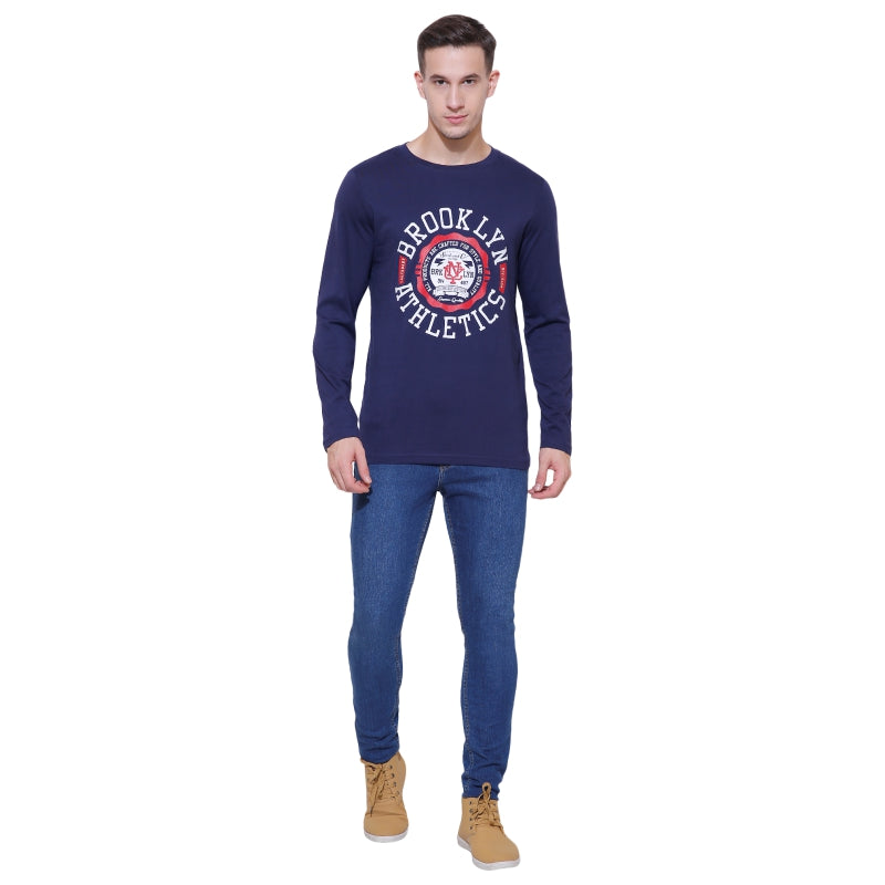 DYCA Men T-shirt Round Neck Full Sleeves