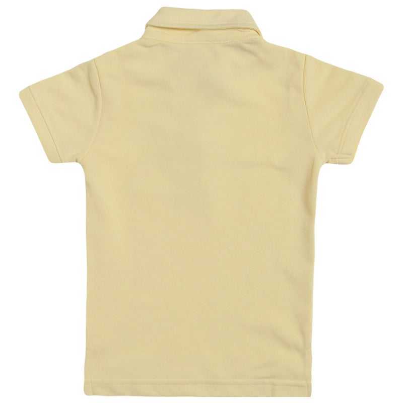 DYCA Boys Tshirt Collar Half Sleeves Solid