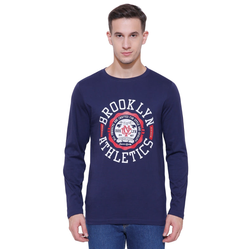 DYCA Men T-shirt Round Neck Full Sleeves