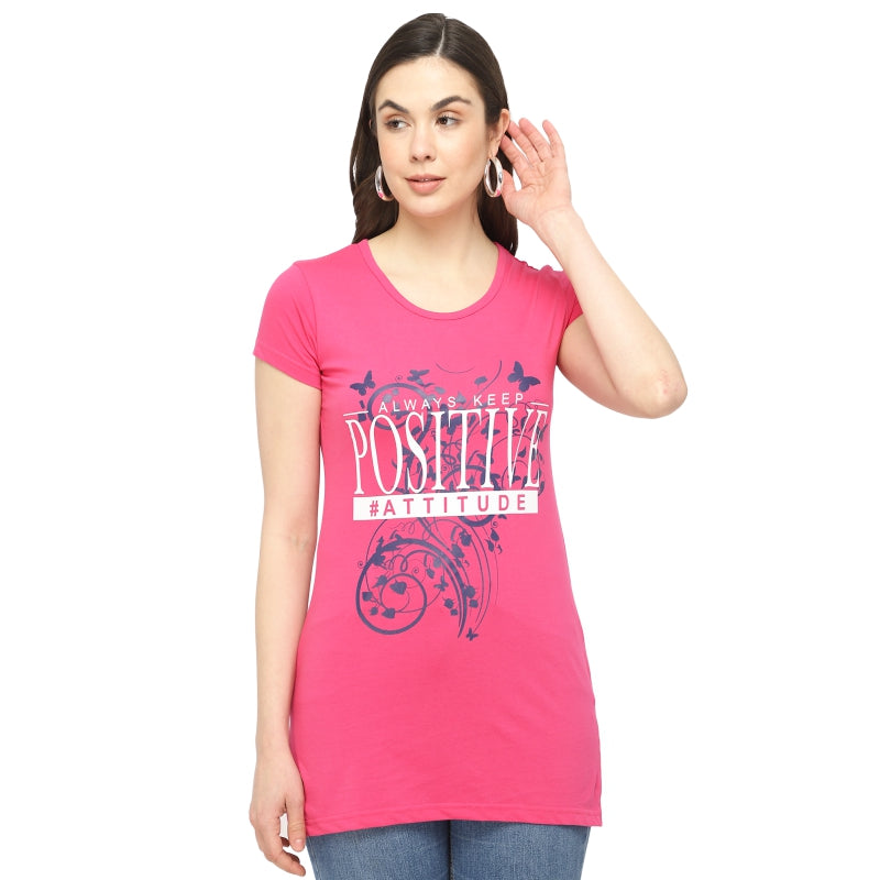 DYCA Women T-shirt Round Neck Half Sleeves