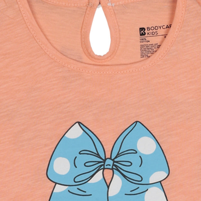 Baby Girls T-Shirt Round Neck Half Sleeves - Bodycare