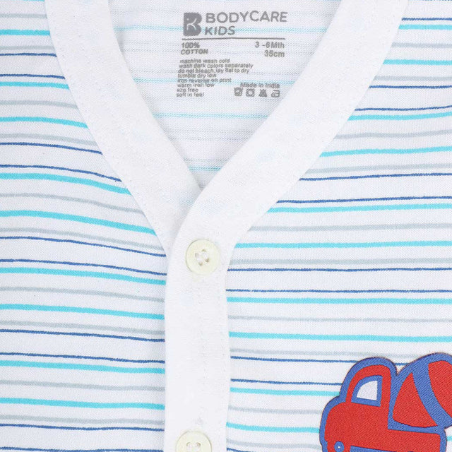 Unisex Vest Front Open Full Sleeves Pack of 3 - Bodycare