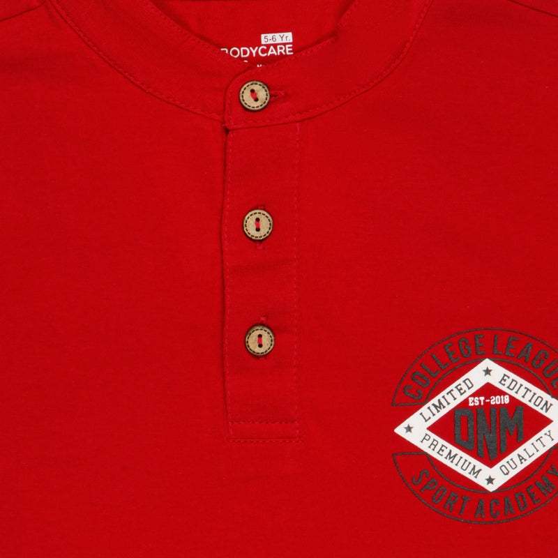 Bodycare Boys Collar Neck Half Sleeves Tshirt