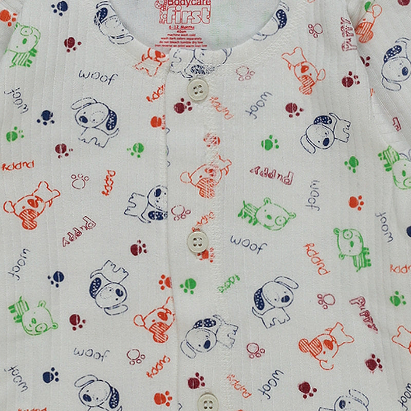 Bodycare Thermals Unisex Top Front Open Full Sleeves Pack Of 3