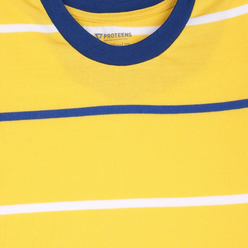 Bodycare Boys Tshirt Striped Round Neck Full Sleeves