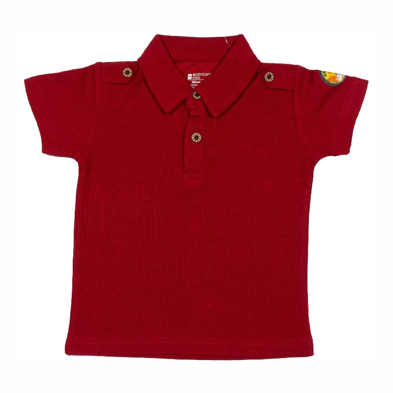 Bodycare Boys Polo Neck Half Sleeves Solid Tshirt