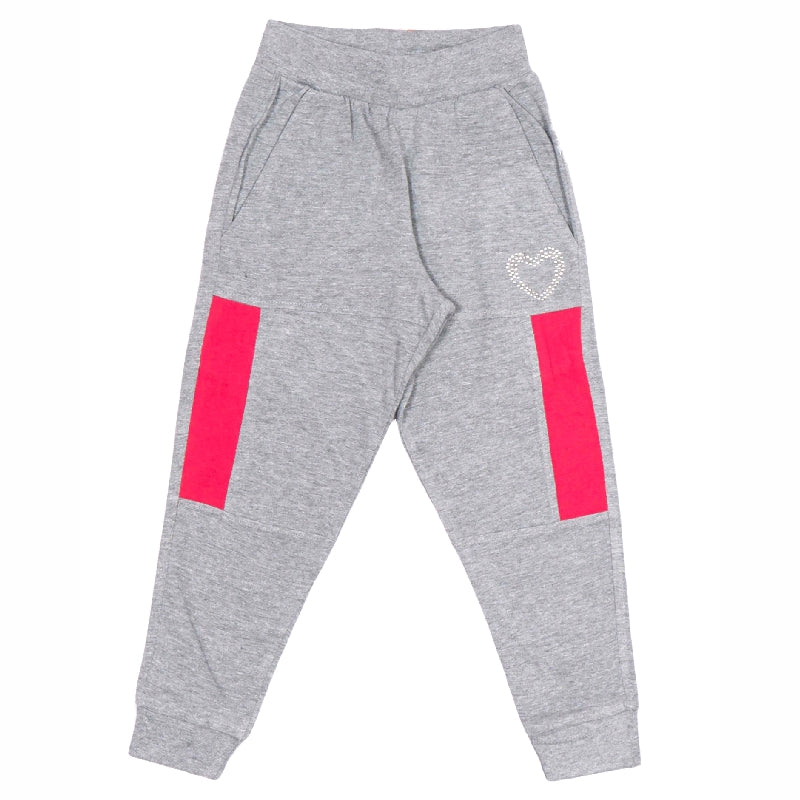 Girls 100% Cotton Track Pant Side Pockets - Bodycare