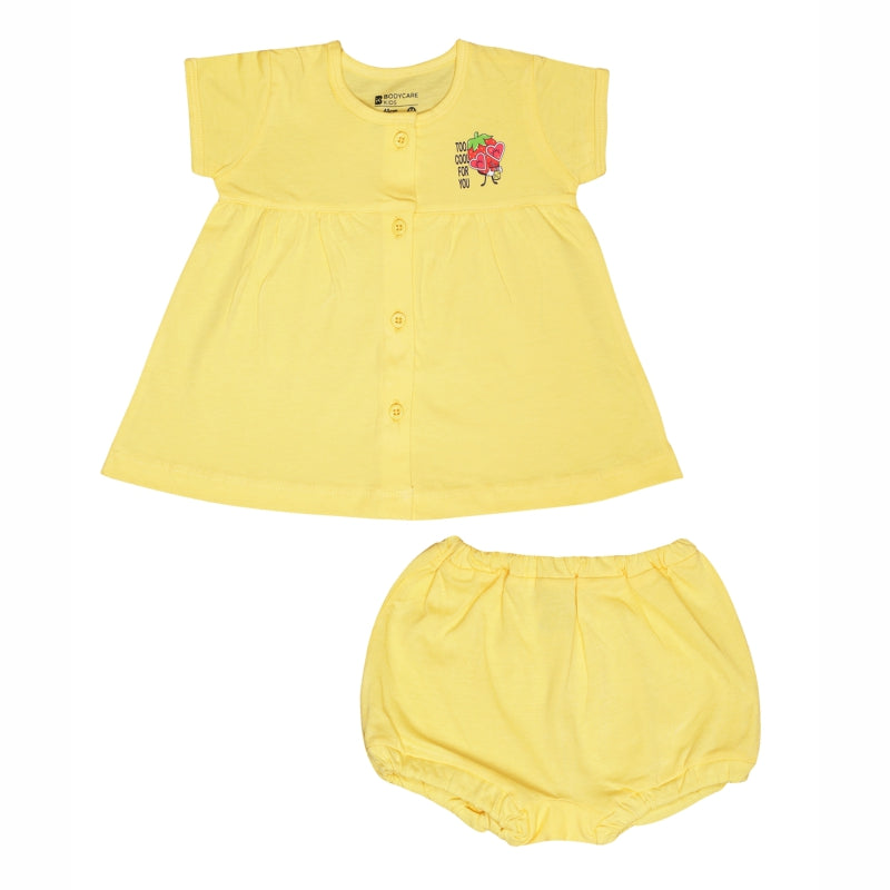Bodycare Girls Frock & Shorts Set