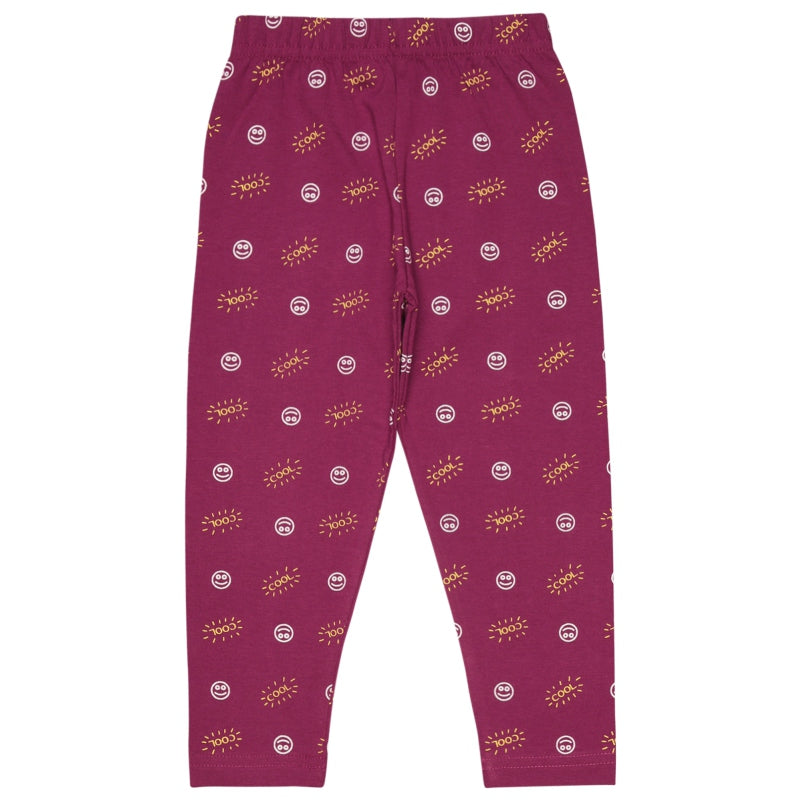 Bodycare Girls Cotton Printed Capri Pack Of 4
