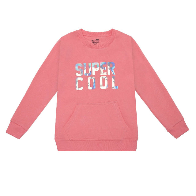 Girls Sweatshirt Round Neck Full Sleeves - Bodycare