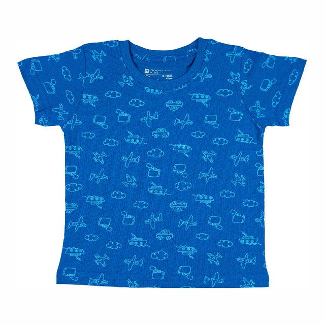 Baby Boys T-Shirt Round Neck Half Sleeves - Bodycare