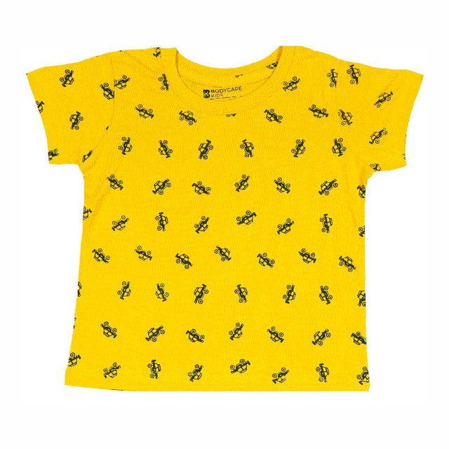 Baby Boys T-Shirt Round Neck Half Sleeves - Bodycare