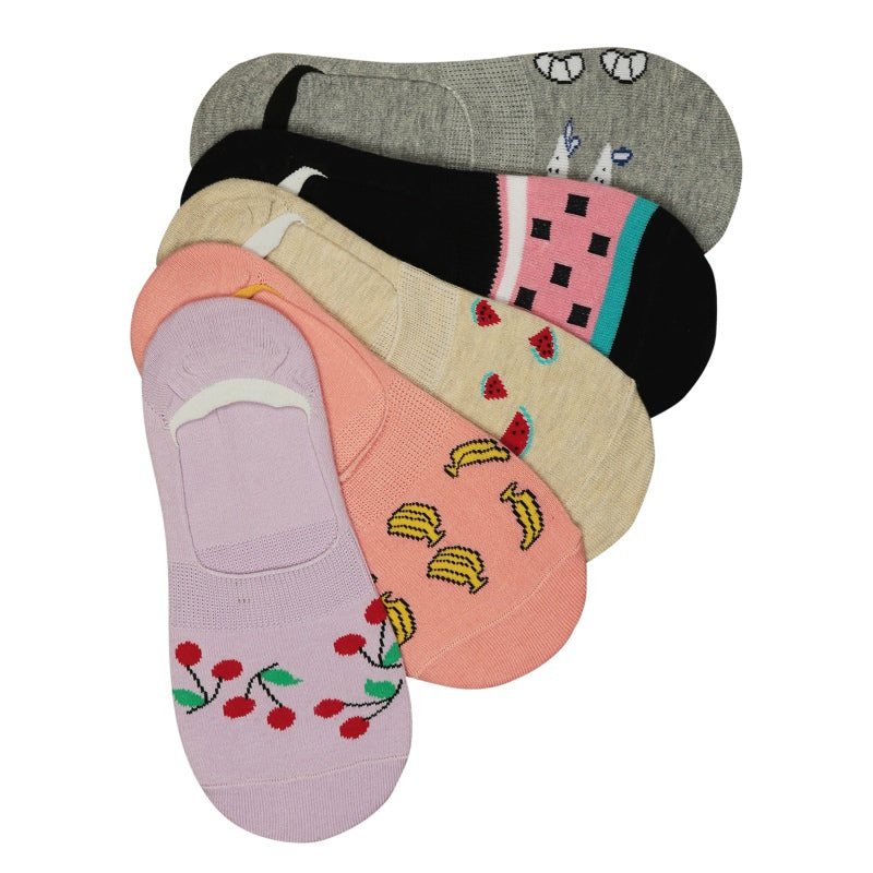 Bodycare Womens Loafer Socks Pack Of 5
