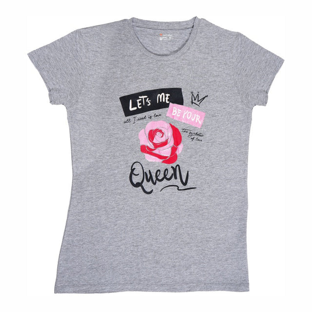 Women T-Shirt Round Neck Half Sleeves - Bodycare