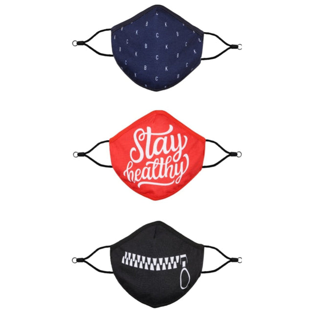 Unisex Face Mask Pack of 3 - Bodycare