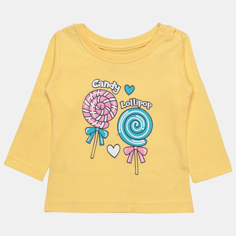 Bodycare Girls Round Neck Full Sleeves T-Shirt