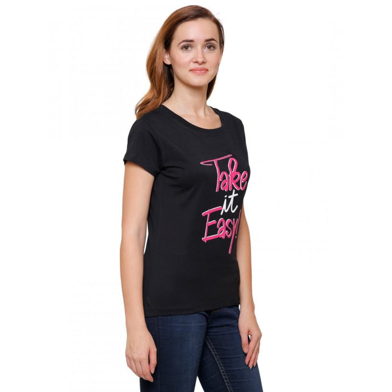 DYCA Women T-shirt Round Neck Half Sleeves