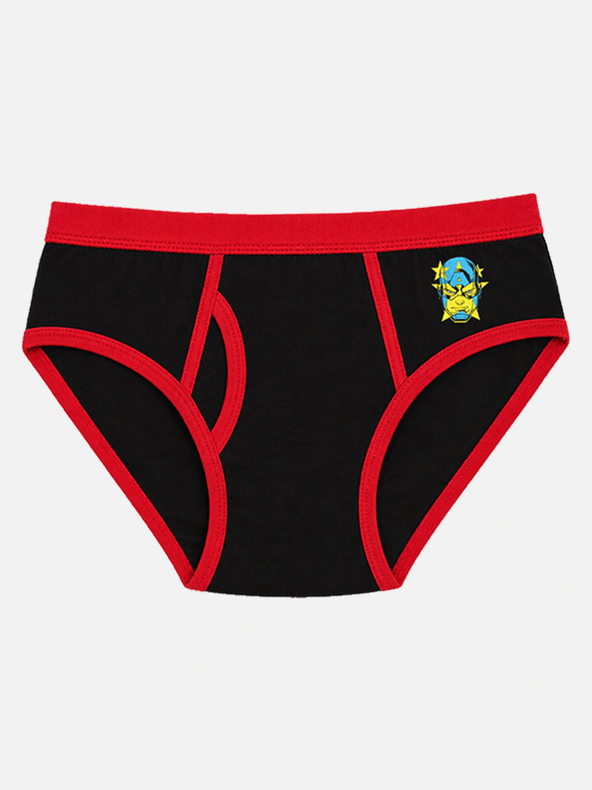 Boys Cotton Spandex Innerwear Brief with Stretch Lycra Band for Everyday Comfort and Secure Fit - Pack of 6