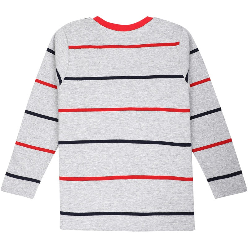 Bodycare Boys Tshirt Striped Round Neck Full Sleeves