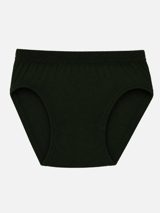 Boys 100% Cotton Innerwear Briefs with Comfortable Fit Styling for Everyday Essentials and Regular Use - Pack of 6