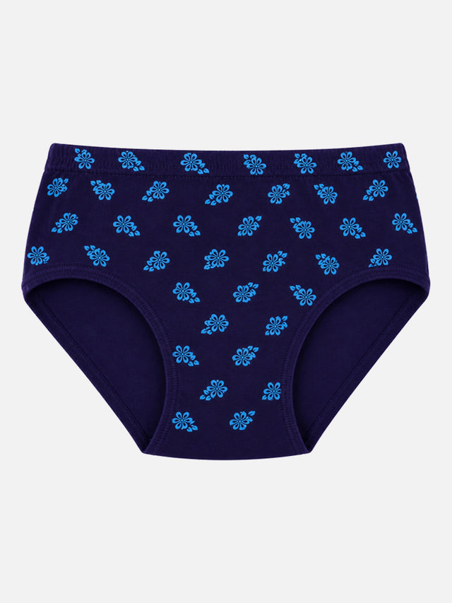 Girls Innerwear Panty with Inner Elastic for Everyday Comfort, Easy Fit and Wardrobe Essentials - Pack of 3