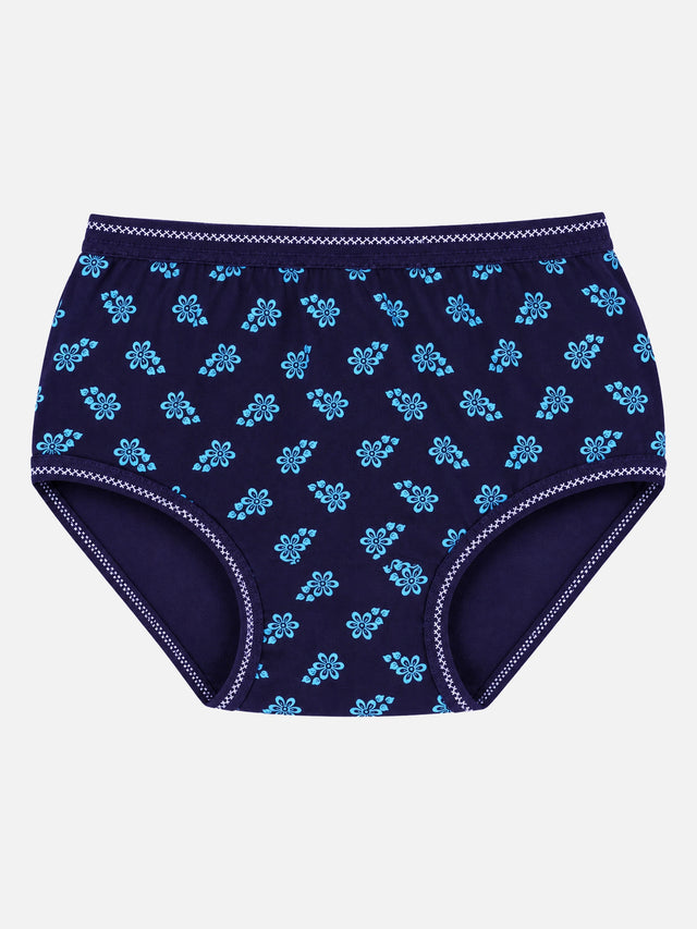 Baby Girls Printed Panties with Top Elastic for Everyday Innerwear Comfort and Regular Wardrobe Use - Pack of 6