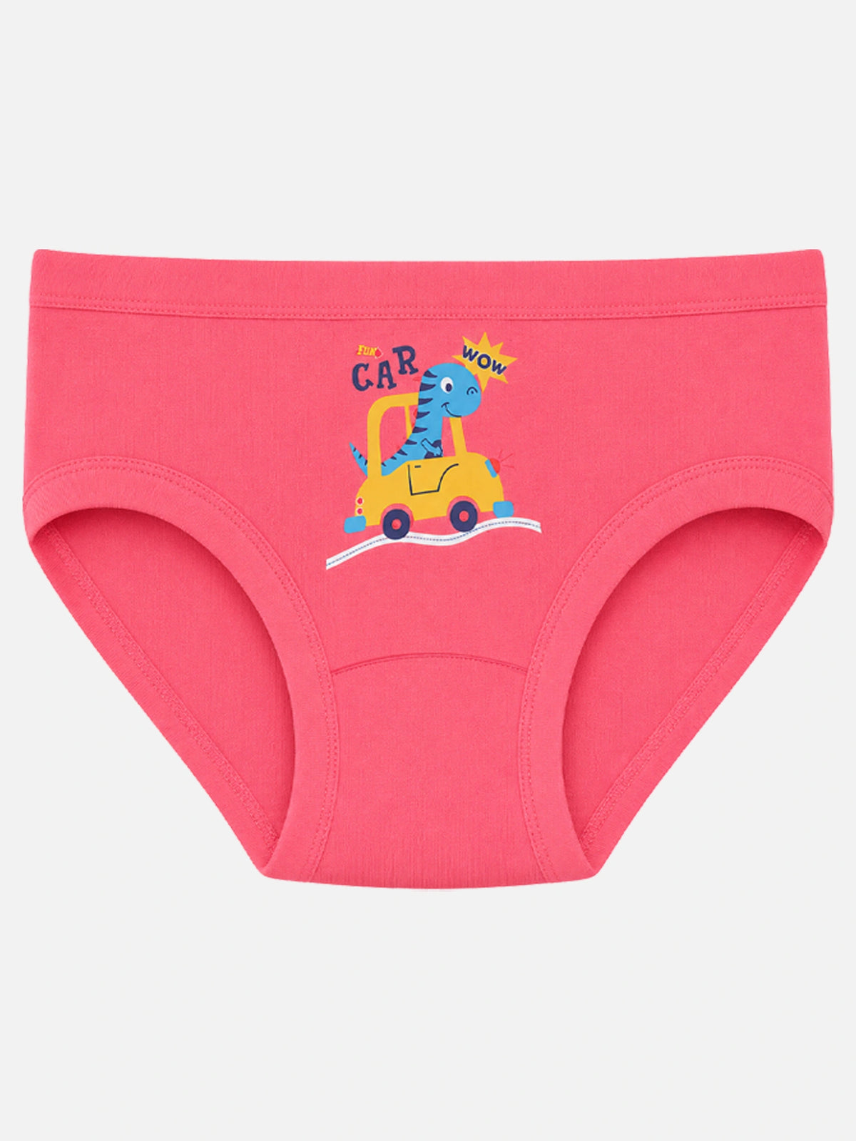 Baby Girls Panty with Inner Elastic Underwear for Comfortable Daily Innerwear, Easy Movement and Regular Use - Pack of 3