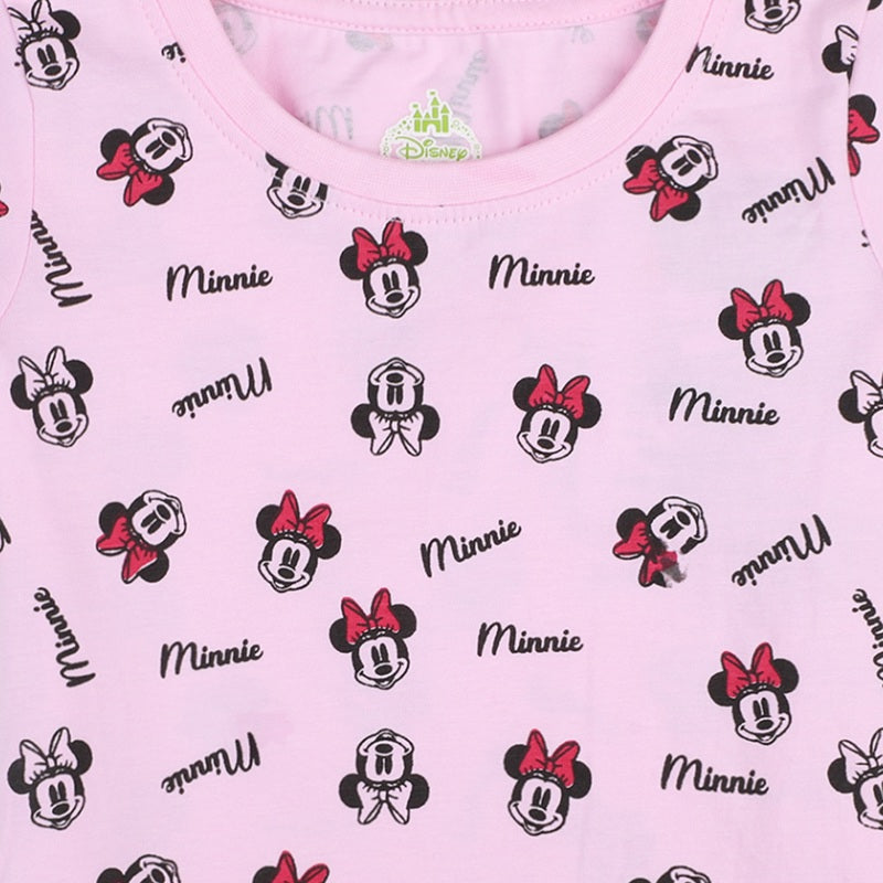 Bodycare Minnie & Friends Girls Cotton Frock Round Neck Sleeveless